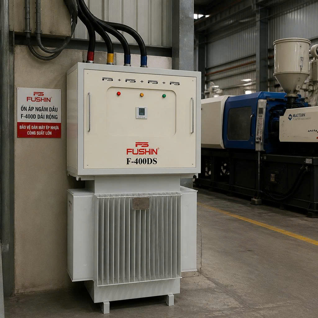 So Sánh Ổn Áp Ngâm Dầu 400kVA Fushin F-400D Và F-400DS Chi Tiết: Đâu Là Lựa Chọn Tối Ưu Cho Dự Án?
