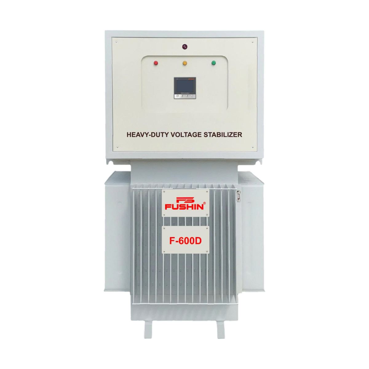 Ổn áp 3 pha ngâm dầu Fushin 600kVA F-600D dải rộng chính hãng giá tốt