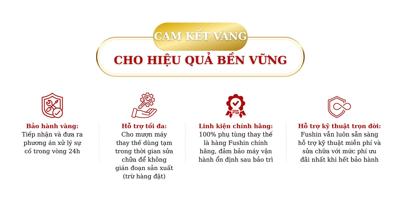 Dịch vụ hậu mãi sau bán hàng của fushin