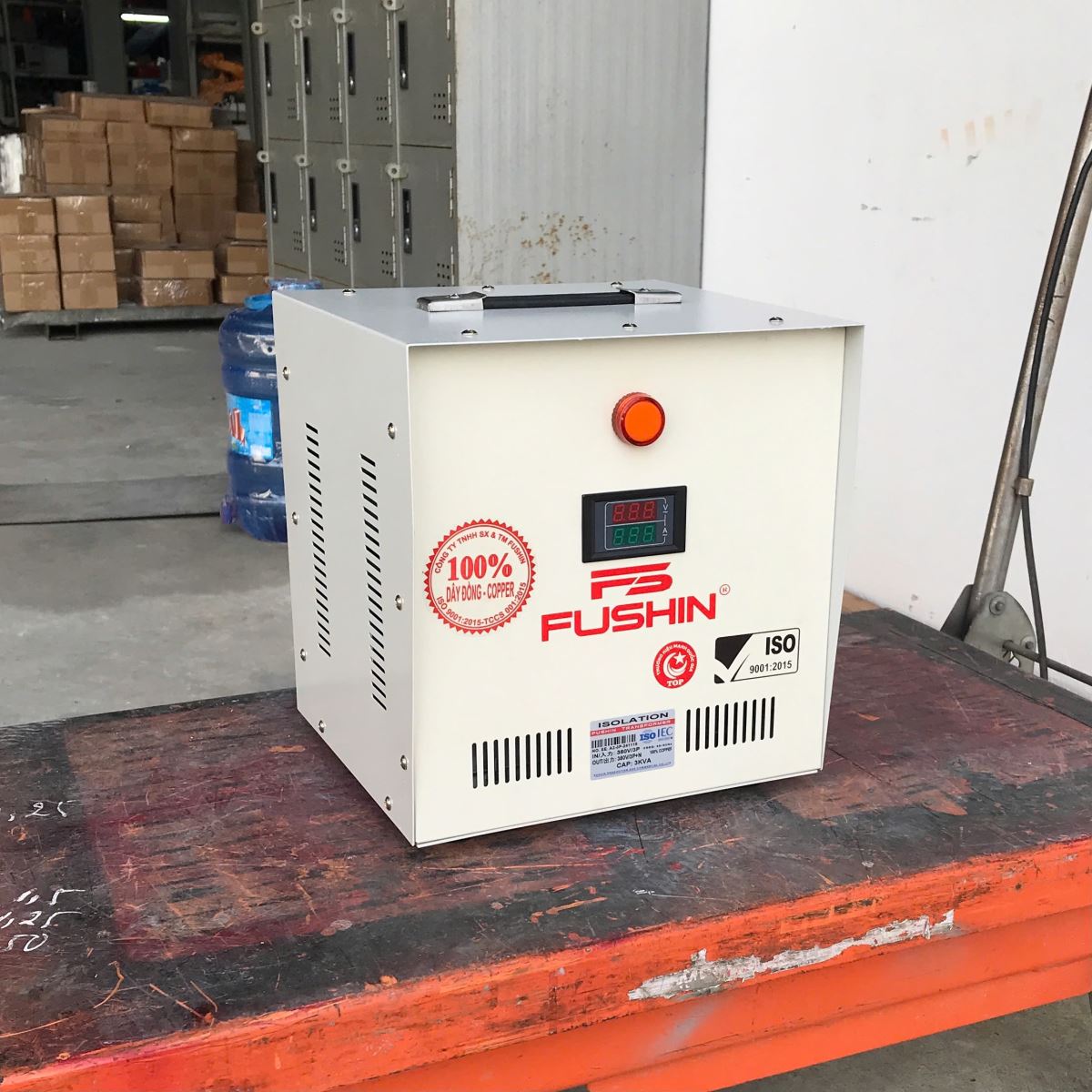 Biến áp cách ly 3 pha 380V ra 380V 3KVA