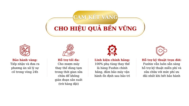 Chinh sách sau bán hàng của fushin