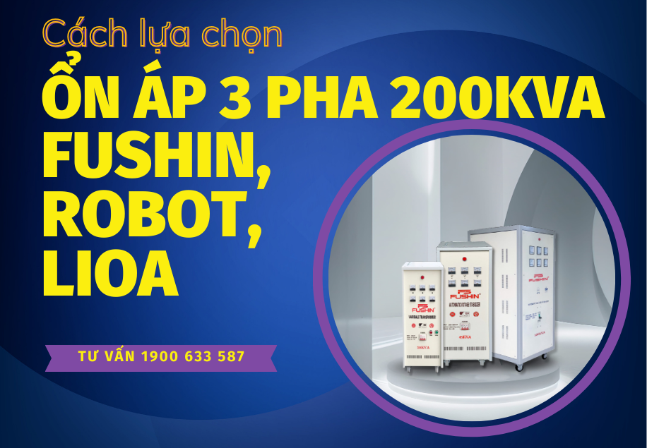 cách tính công suất ổn áp 3 pha cho gia đình nhà xưởng tối ưu nhất