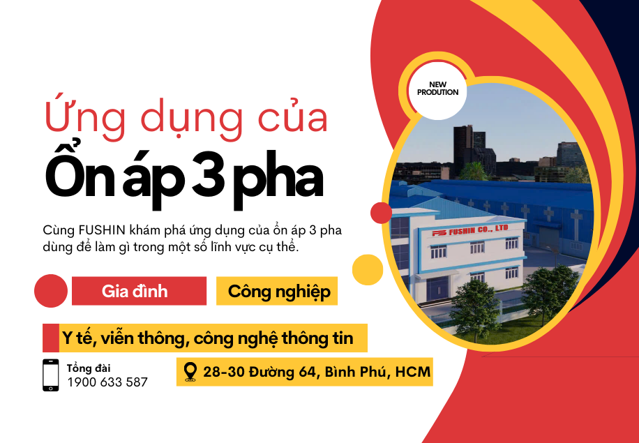 Ứng dụng của ổn áp 3 pha 100kva fushin lioa robot