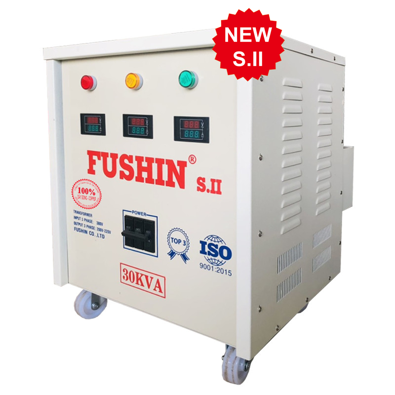 Tự ngẫu 3P 380V/220V 6KVA - Dây Đồng