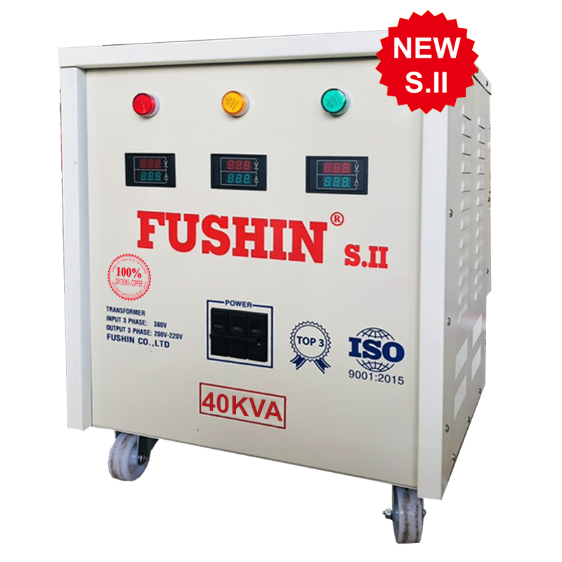 Tự ngẫu 3P 380V/220V 6KVA - Dây Đồng