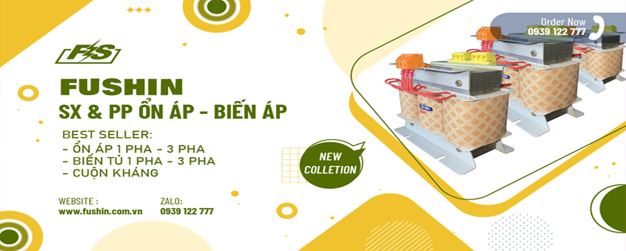 Biến áp trần 3 pha Fushin là dòng biến áp tốt nhất cho tủ điện