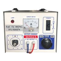 Máy Sạc Bình Ắc Quy, Sạc Tự Động 12V-24V 50A Fushin
