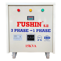 Biến áp 3 pha ra 1 pha 15KVA Fushin - Thông dụng