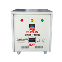 Biến áp 3 pha ra 1 pha 3KVA Fushin - Thông dụng