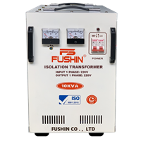 BIẾN ÁP CÁCH LY 1 PHA 220V/220V - 10KVA - DÂY NHÔM