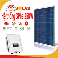 Gói lắp đặt điện mặt trời 3 pha 25KW