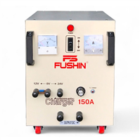Máy sạc tự động 12V-24V  (150A) - Dây nhôm